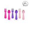 Lunch Punch Fork and Spoon Set - Pink