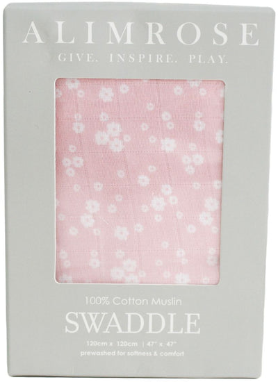 Alimrose Muslin Swaddle - Daisy Print