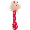 Alimrose - Horse Stick Rattle Red Pink Polka - Toys - Alimrose - Afterpay - Zippay Carry Them Close