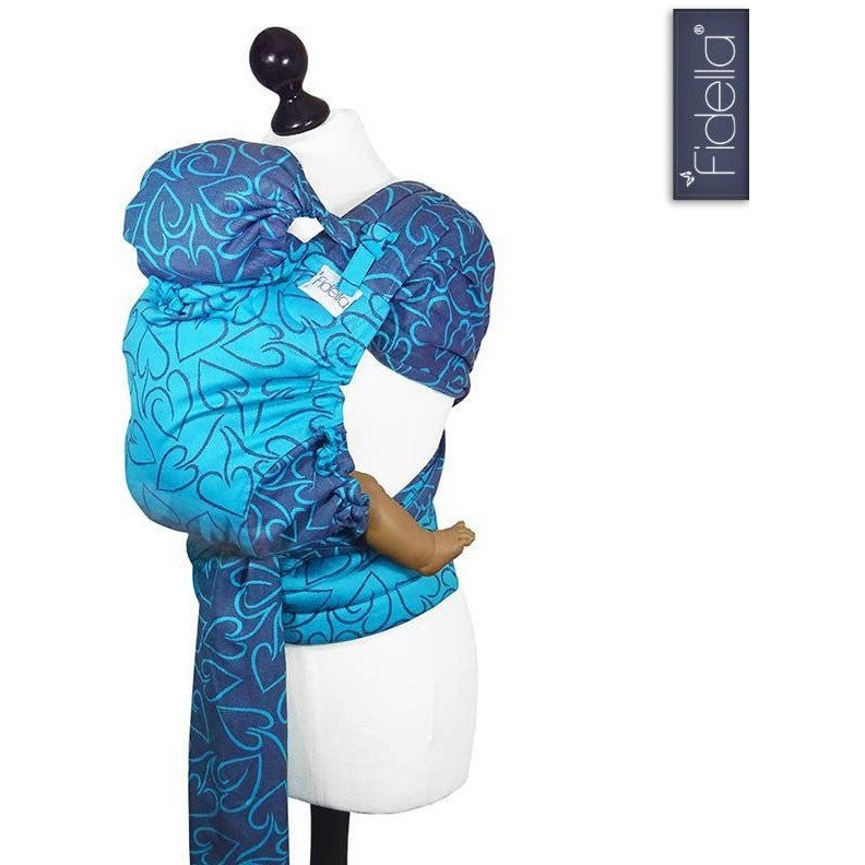 Fidella Fly Tai - MeiTai babycarrier Amors Love Arrows plum (New Size - 3 months +) - Meh Dai - Fidella - Afterpay - Zippay Carry Them Close