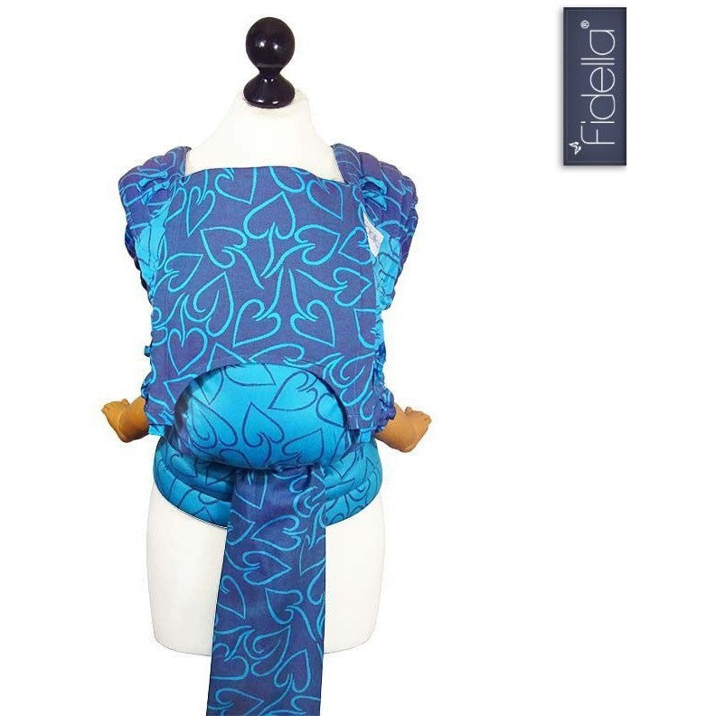 Fidella Fly Tai - MeiTai babycarrier Amors Love Arrows plum (New Size - 3 months +) - Meh Dai - Fidella - Afterpay - Zippay Carry Them Close