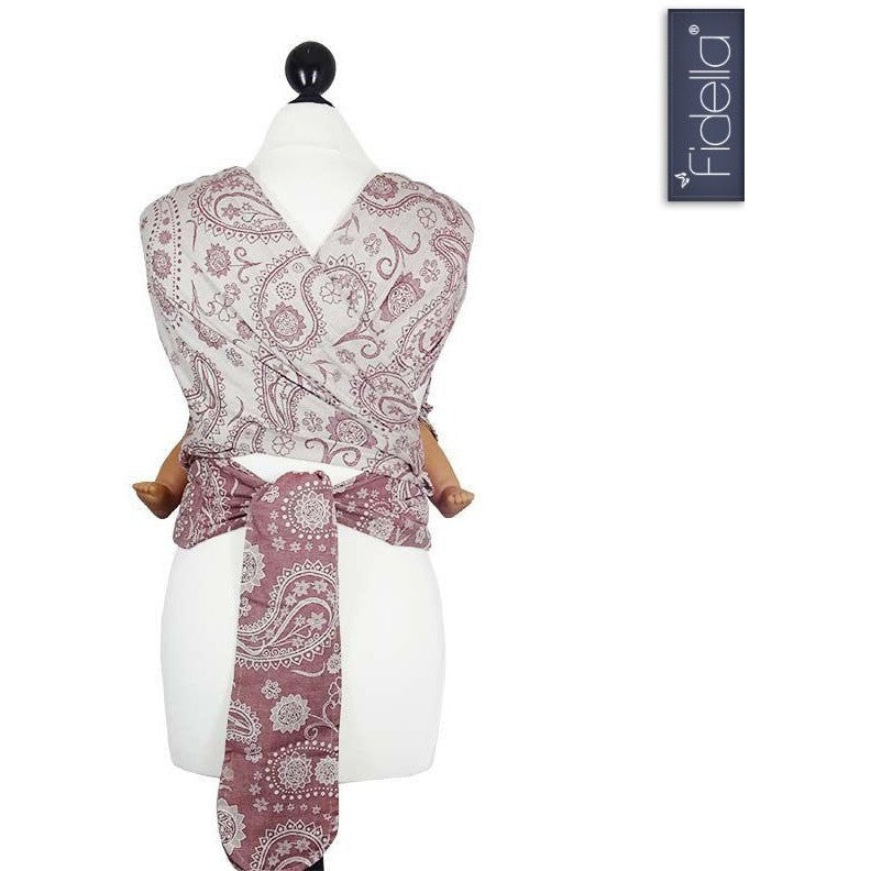 Fidella Fly Tai - MeiTai babycarrier Persian Paisley scarlet (New Size from 3 months) - Meh Dai - Fidella - Afterpay - Zippay Carry Them Close