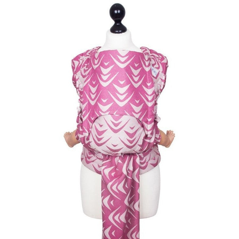 Fidella Fly Tai - MeiTai babycarrier Limited Edition - Zen Fuchsia Soy (New Size) - Meh Dai - Fidella - Afterpay - Zippay Carry Them Close