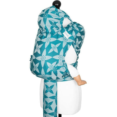 Fidella Fly Tai - MeiTai babycarrier Limited Edition Blossom Ocean Blue (New Size - From 4months) - Meh Dai - Fidella - Afterpay - Zippay Carry Them Close