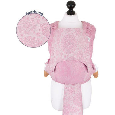 Fidella Fly Tai - MeiTai babycarrier Iced Butterfly Sparkling Rose (Baby Size - From Birth) - Meh Dai - Fidella - Afterpay - Zippay Carry Them Close