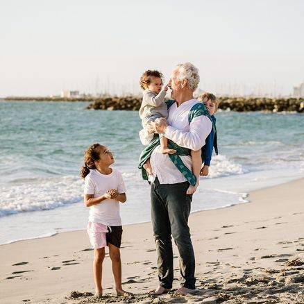 Fidella Fly Tai - MeiTai babycarrier Kaleidoscope - Ocean Teal (Baby Size - From Birth) - Meh Dai - Fidella - Afterpay - Zippay Carry Them Close