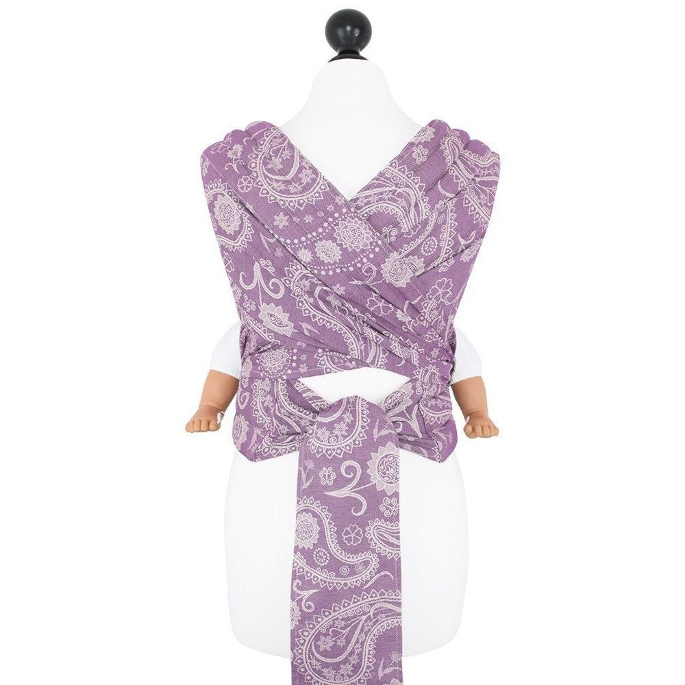 Fidella Fly Tai - MeiTai babycarrier Persian Paisley - Orchid (New Size - 3 months +) - Meh Dai - Fidella - Afterpay - Zippay Carry Them Close