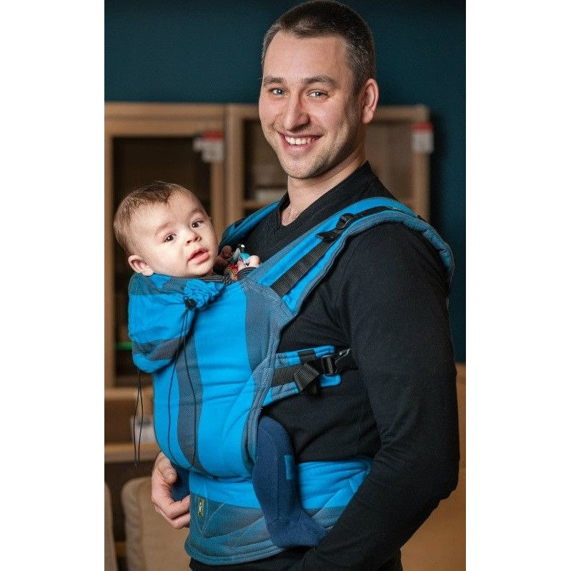 Lenny Lamb Ergonomic Carrier (BABY) - Ocean Depth - Baby Carrier - Lenny Lamb - Afterpay - Zippay Carry Them Close