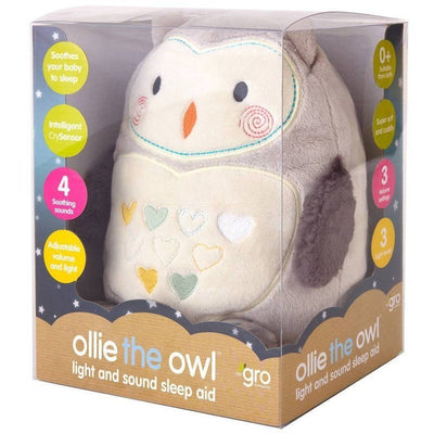 Gro Company - Ollie the Owl Sound and Light GroFriend - nursery - The Gro Company - Afterpay - Zippay Carry Them Close