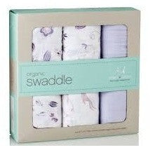 Aden and Anais - Organic swaddles Once Upon a Time (3 Pack), , swaddle, Aden and Anais, Carry Them Close  - 3