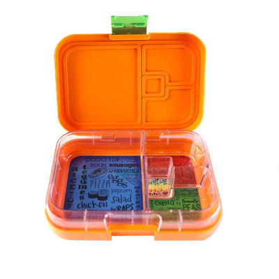 Munchbox - Mini4 Bento Lunch Box - Orange Tropicana