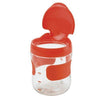 OXO TOT - Flip Top Snack Cup (Lge) Orange Red - Lunch & Snack Boxes - OXO Tot - Afterpay - Zippay Carry Them Close