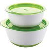 OXO TOT - Small & Large Bowl Set Green - Feeding - OXO Tot - Afterpay - Zippay Carry Them Close