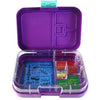 Munchbox - Mini4 Bento Lunch Box - Purple Peacock