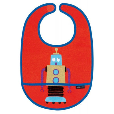 Petit Jour - Bib Robot Red