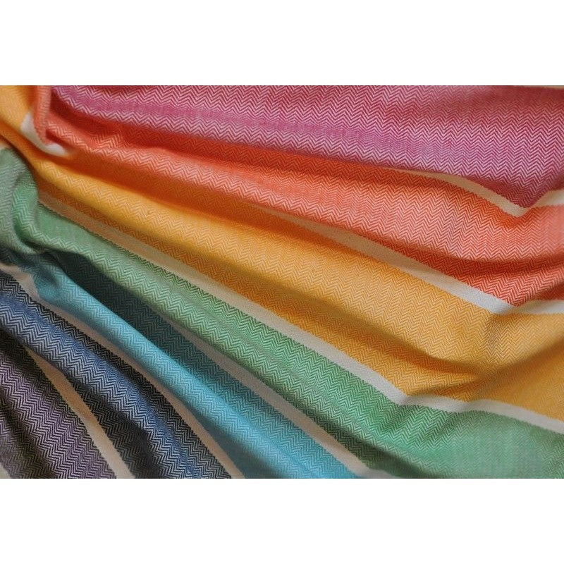 Girasol Ring Sling - Rainbow Herringbone - Ring Sling - Girasol - Afterpay - Zippay Carry Them Close