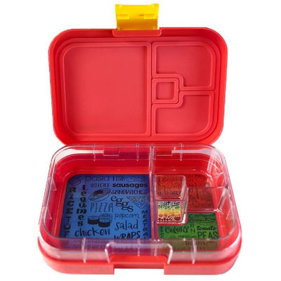 Munchbox - Mini4 Bento Lunch Box - Red Lava