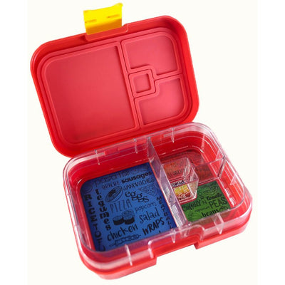 Munchbox - Mini4 Bento Lunch Box - Red Lava
