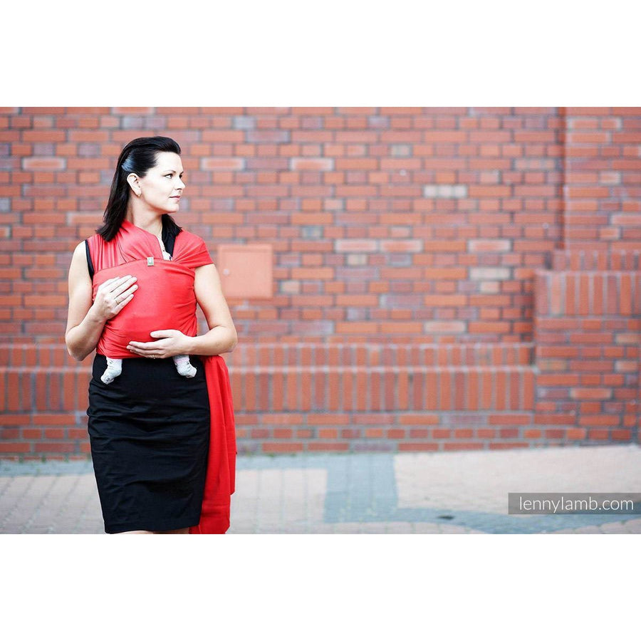 Lenny Lamb Stretchy Wrap - RUBY - Stretchy Wrap - Lenny Lamb - Afterpay - Zippay Carry Them Close