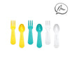 Lunch Punch Fork and Spoon Set - Yellow