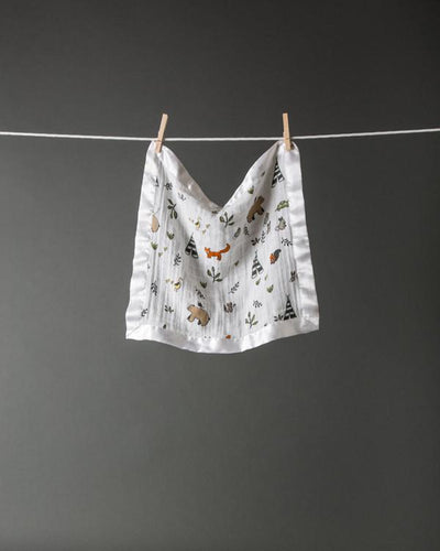 Little Unicorn - Muslin Security Blankets Comforter - Forest Friends (set of 2)
