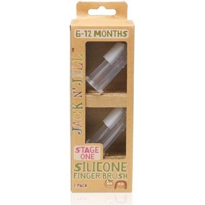 Jack n' Jill - Silicone Finger Gum and Toothbrush (2pk) - Mouth Care - Jack n Jill - Afterpay - Zippay Carry Them Close