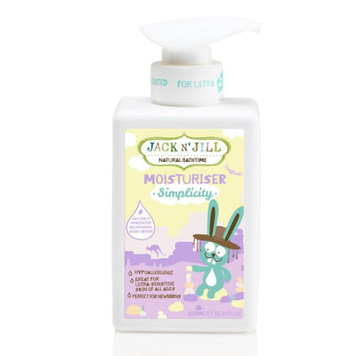Jack n' Jill - Simplicity Moisturiser, Natural Bath Time