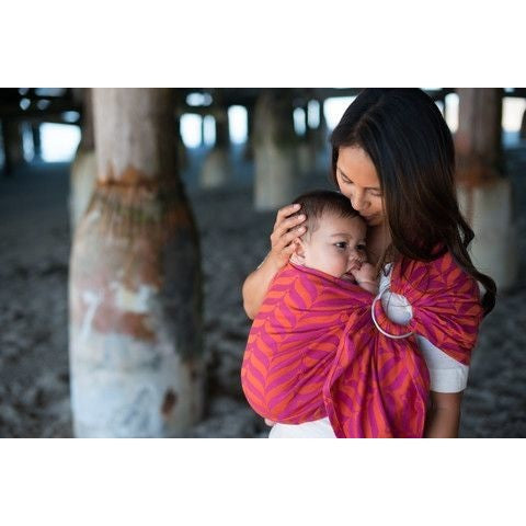 Tula Ring Sling - Mockingbird Sorbet - Wrap Conversion, , Ring Sling, Tula, Carry Them Close  - 2