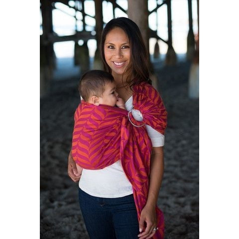 Tula Ring Sling - Mockingbird Sorbet - Wrap Conversion, , Ring Sling, Tula, Carry Them Close  - 1