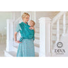 Diva Milano - Diva Enssenza Woven Wrap - Smeraldo Bamboo/Cotton, , Woven Wrap, Diva Milano, Carry Them Close  - 2