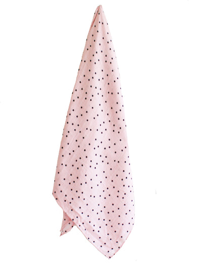 Alimrose Muslin Swaddle - Starry Night Pink