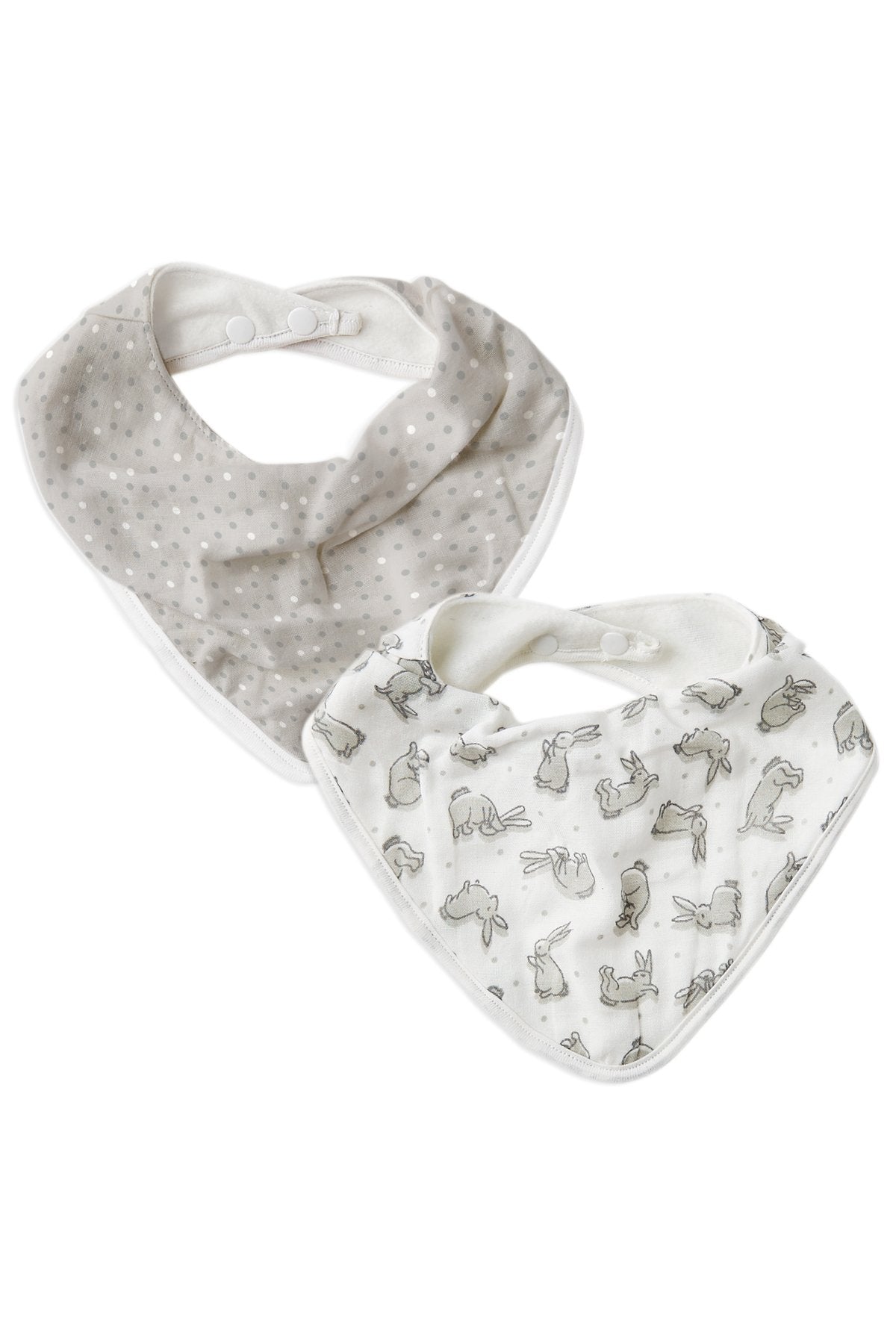 The Little Linen Company - Bibs (2pk) - Bunnies