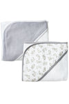 The Little Linen Company - Hooded Towel (2Pk) - Bunnies