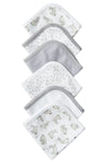 The Little Linen Company - Towelling Washers (6pk) - Bunnies