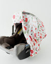 Little Unicorn - Car Seat Canopy - Summer Poppy