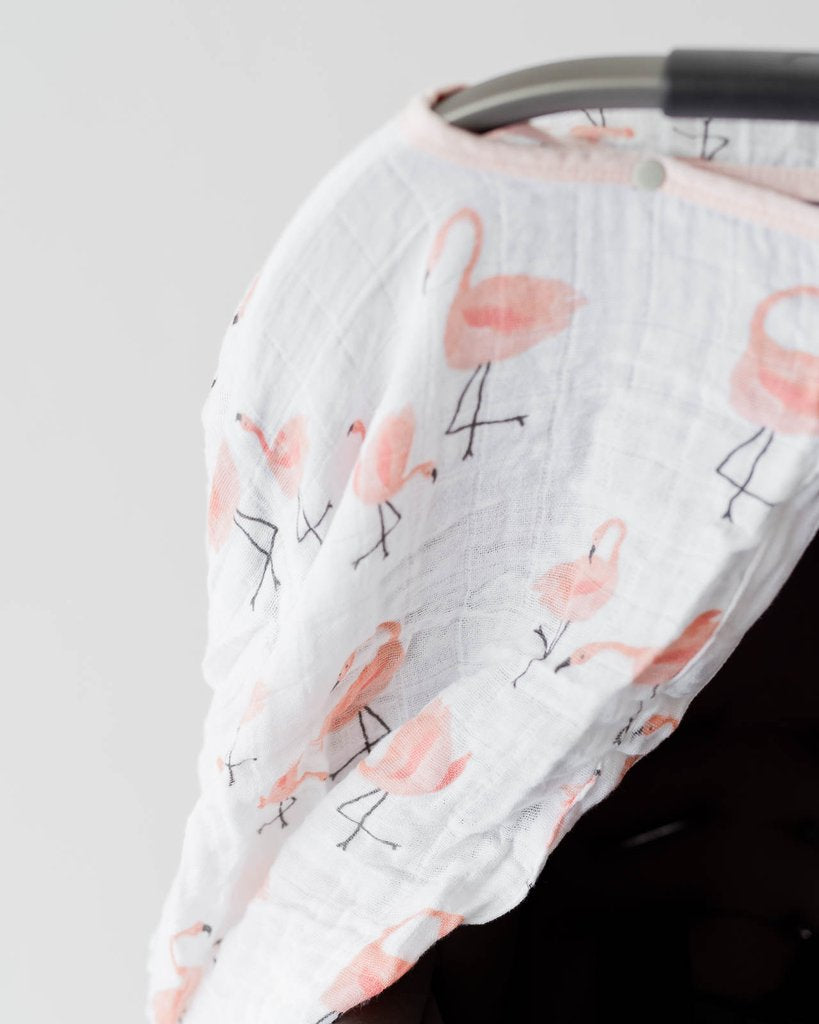 Little Unicorn - Car Seat Canopy - Pink Ladies