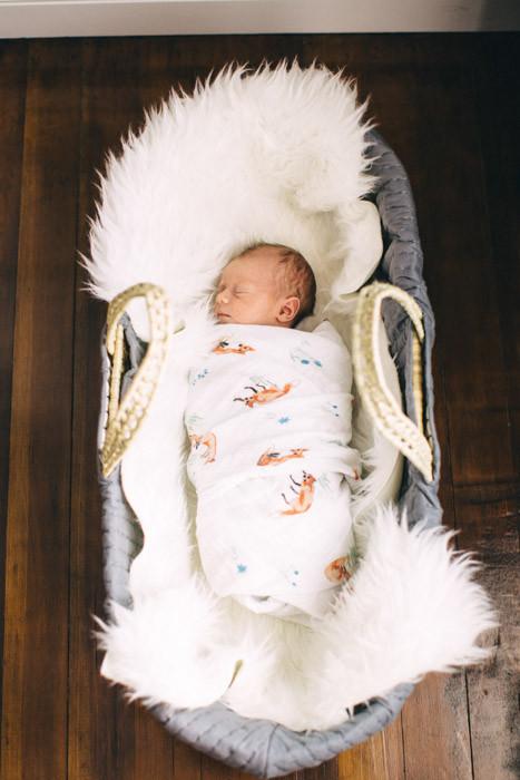 Little Unicorn - Cotton Muslin Baby Swaddle - Fox