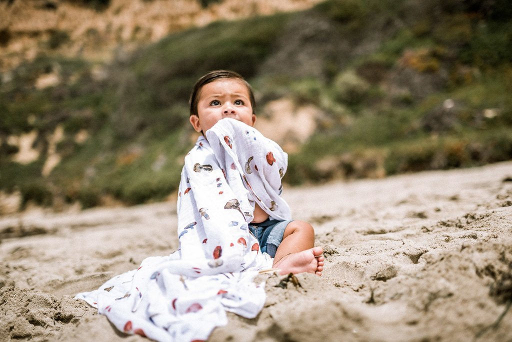 Little Unicorn - Cotton Muslin Baby Swaddle (Set 3) - Fox