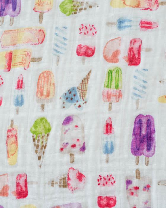 Little Unicorn - Cotton Muslin Baby Swaddle - Brain Freeze