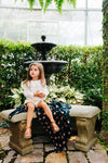 Little Unicorn - Cotton Muslin Baby Swaddle - Midnight Rose