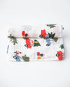 Little Unicorn - Cotton Muslin Baby Swaddle - Holiday Haul