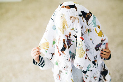 Little Unicorn - Cotton Muslin Baby Swaddle - Woof