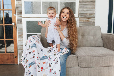 Little Unicorn - Cotton Muslin Baby Swaddle - Meow
