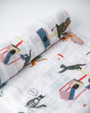 Little Unicorn - Cotton Muslin Baby Swaddle - Meow