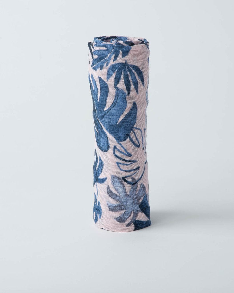 Little Unicorn - Cotton Muslin Baby Swaddle - Tropical Pink