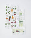 Little Unicorn - Muslin Security Blankets Comforter - Rolling Hills + Farmers Market (set of 2)