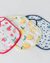 Little Unicorn - Snap Bib 3 Set - Berry Lemonade