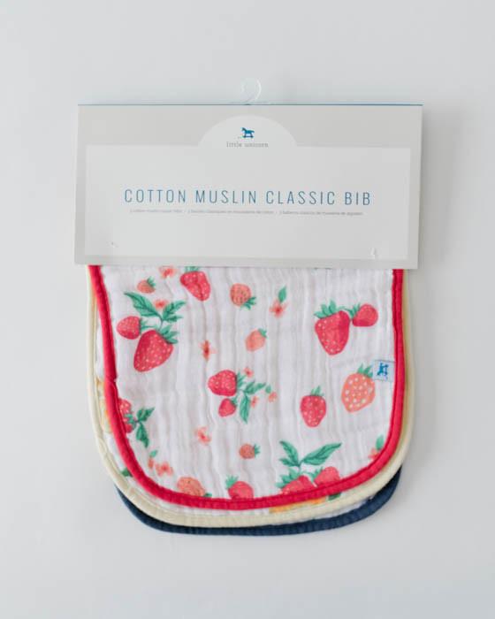 Little Unicorn - Snap Bib 3 Set - Berry Lemonade