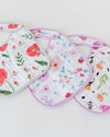 Little Unicorn - Snap Bib 3 Set - Floral Medley