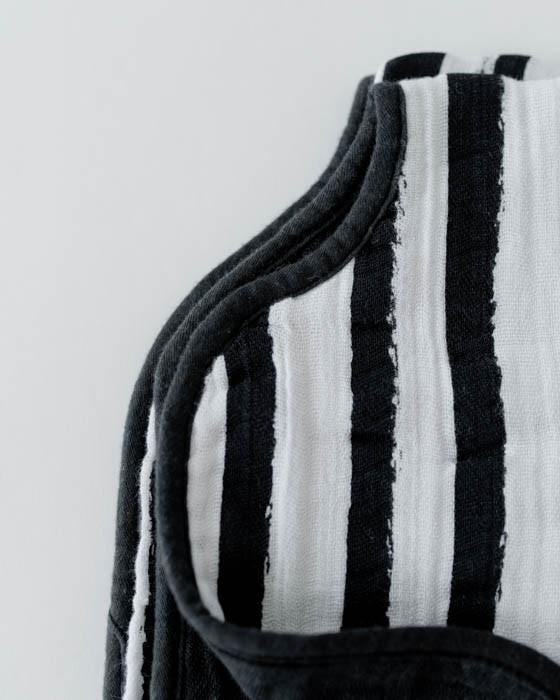 Little Unicorn - Burp Cloth - Ink Stripe